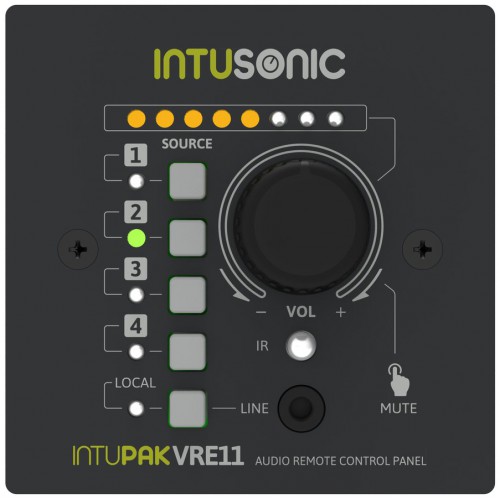 INTUSONIC INTUPAK VRE11, ovládací panel