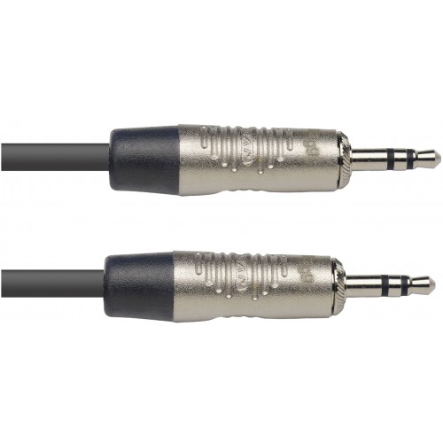 Audio kabel Stagg řady N, mini jack/mini jack (m/m), stereo, 6 m (20')