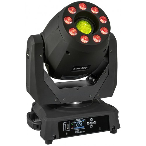 EUROLITE LED TMH-H180 Hybridní pohyblivá hlava Spot/Wash COB